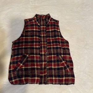 Plaid Vest